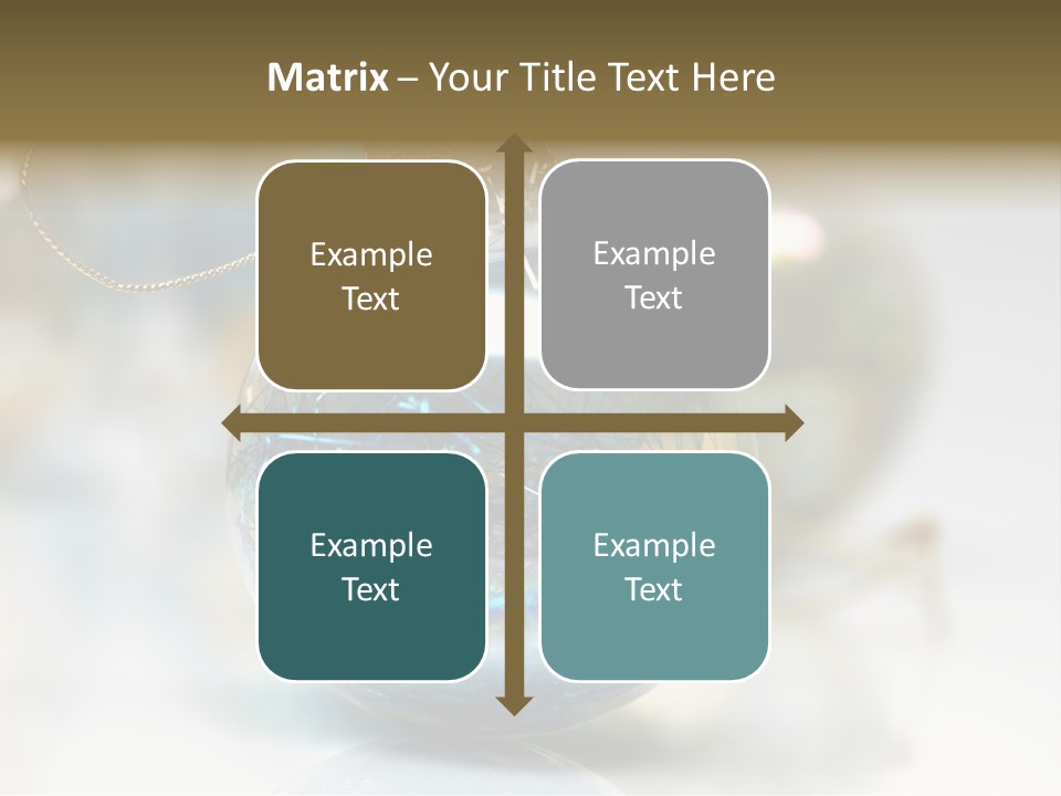 Decoration Season Joy PowerPoint Template