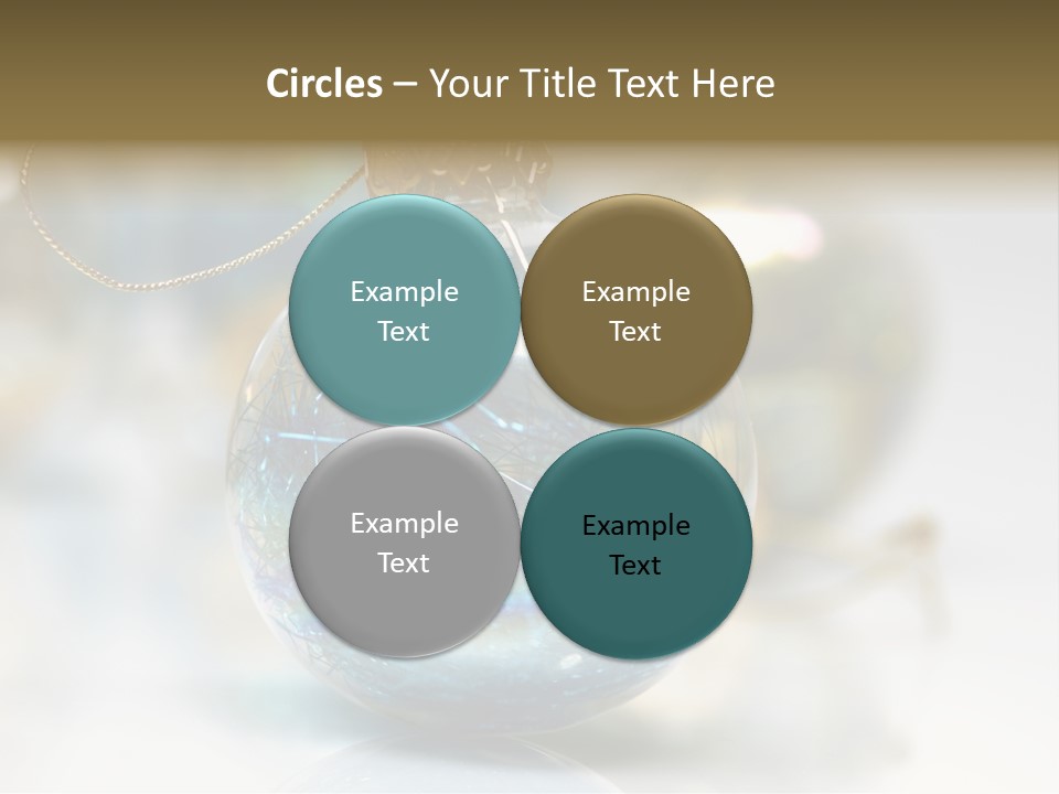 Decoration Season Joy PowerPoint Template