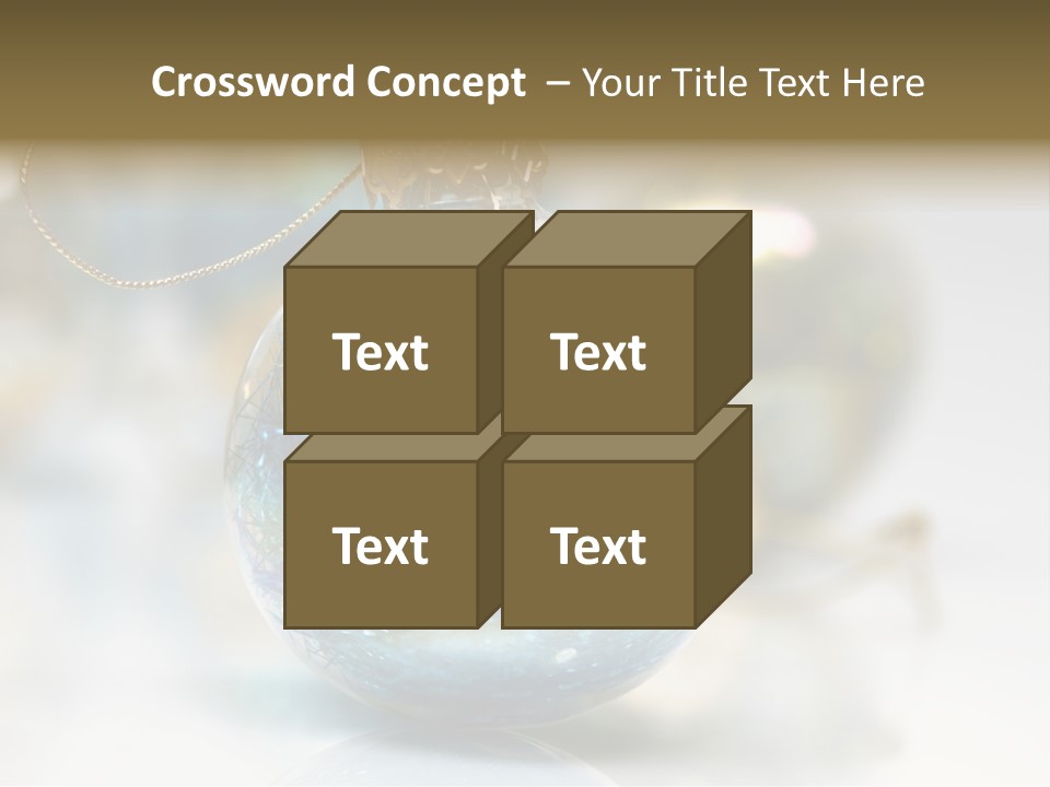 Decoration Season Joy PowerPoint Template