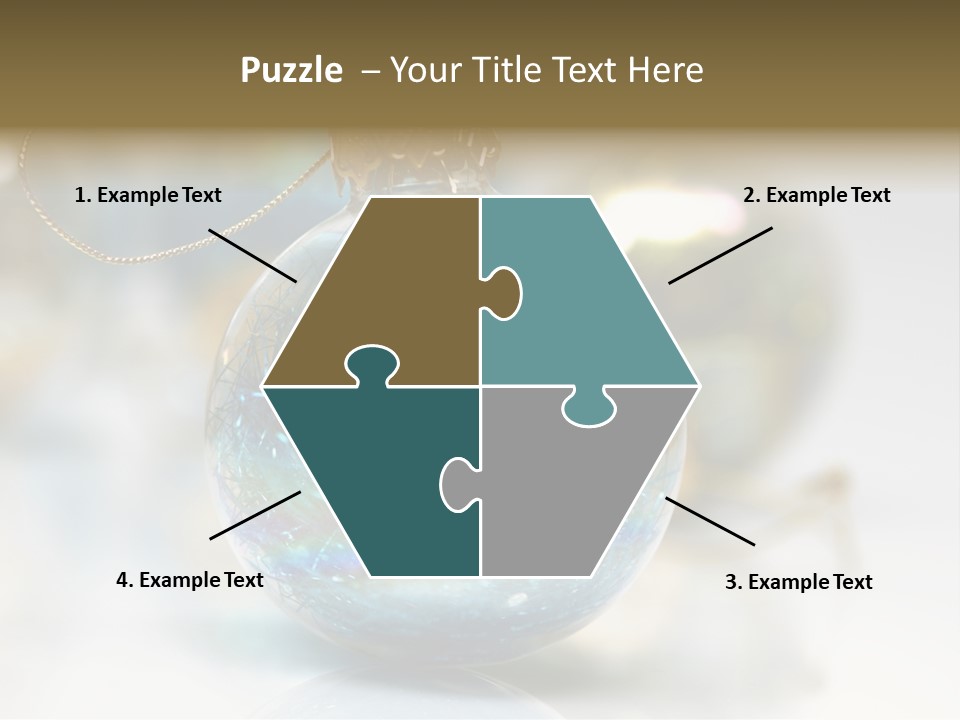 Decoration Season Joy PowerPoint Template