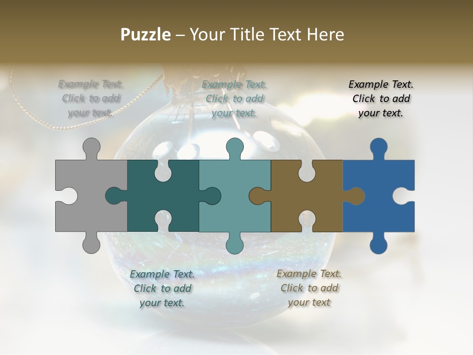 Decoration Season Joy PowerPoint Template