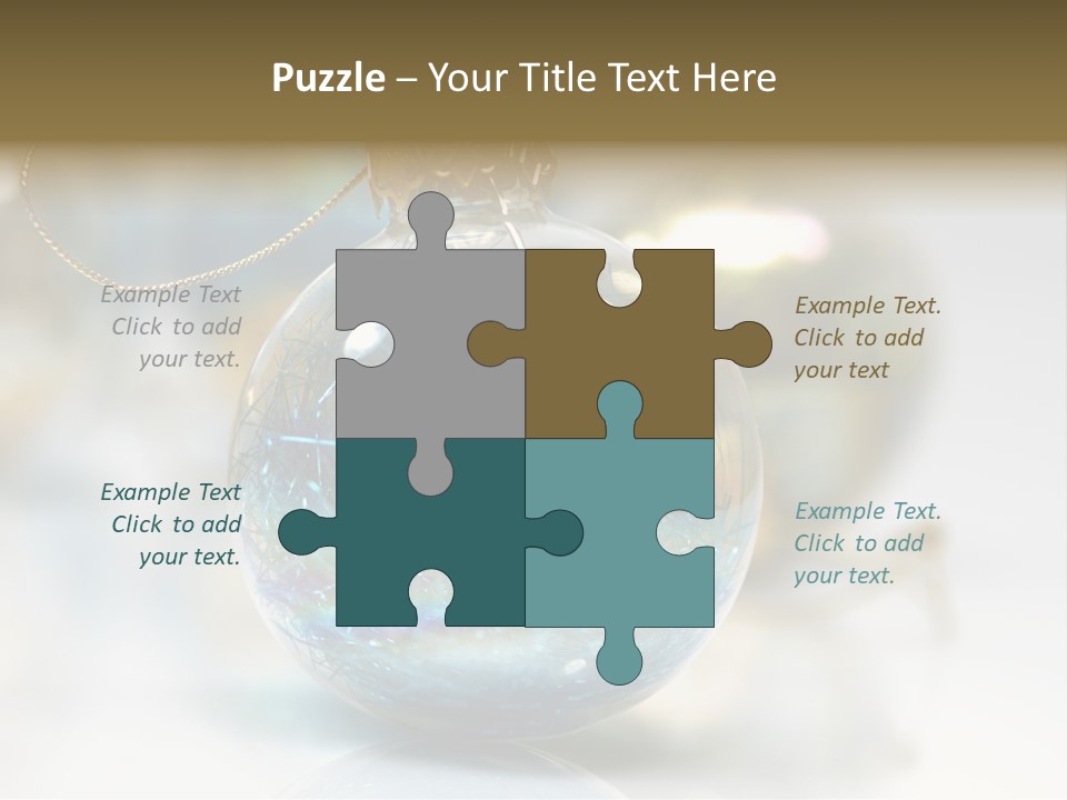 Decoration Season Joy PowerPoint Template