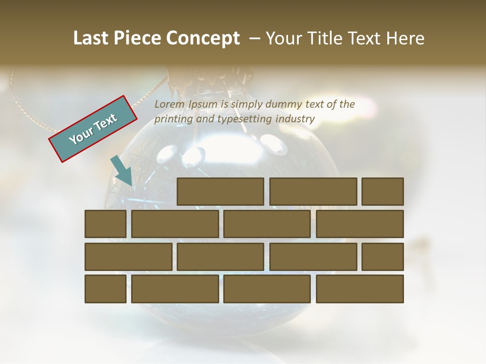 Decoration Season Joy PowerPoint Template