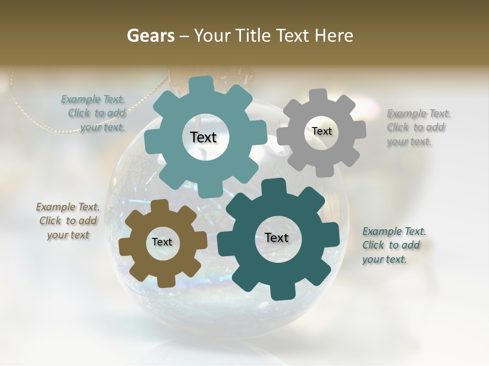 Decoration Season Joy PowerPoint Template