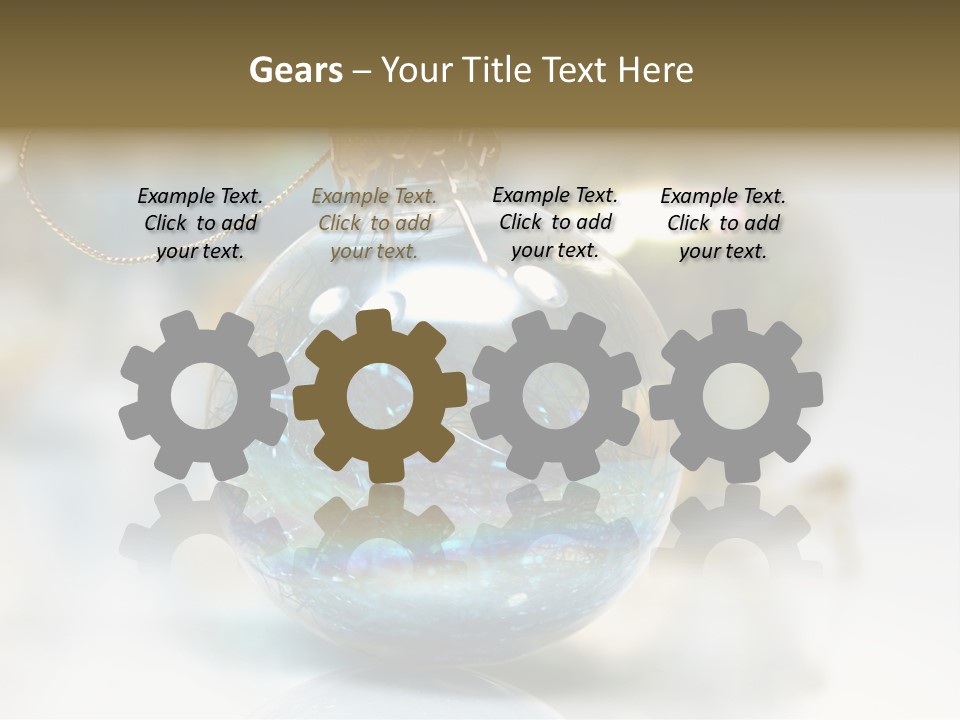 Decoration Season Joy PowerPoint Template