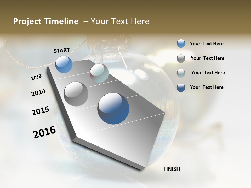 Decoration Season Joy PowerPoint Template