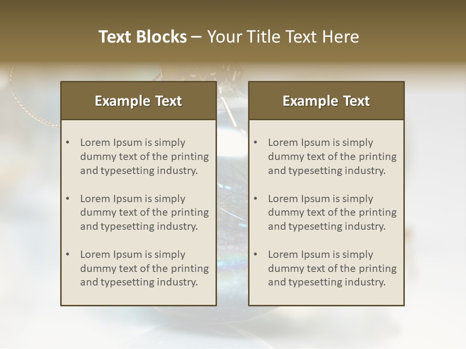 Decoration Season Joy PowerPoint Template