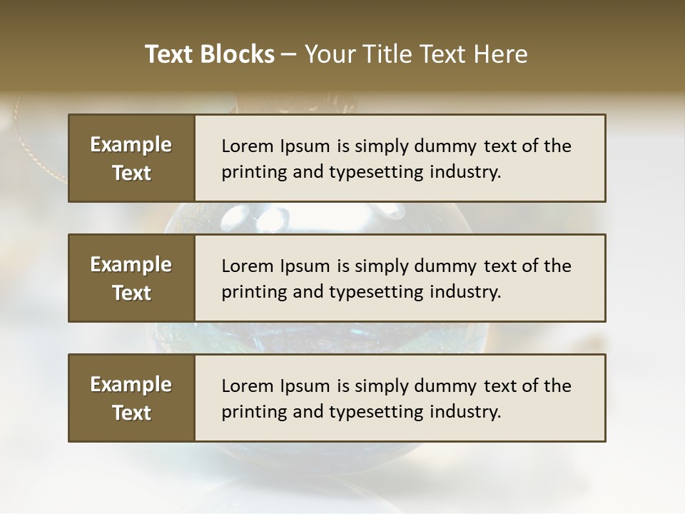 Decoration Season Joy PowerPoint Template