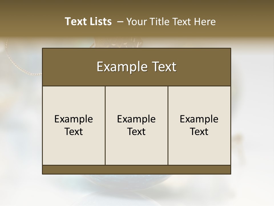 Decoration Season Joy PowerPoint Template
