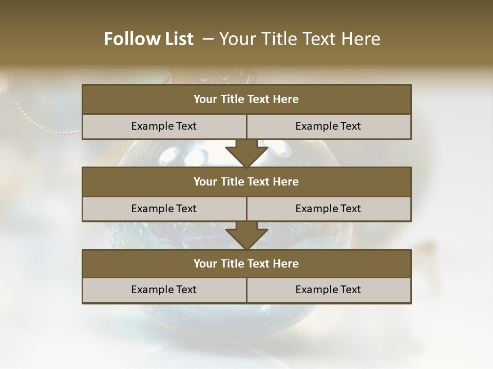 Decoration Season Joy PowerPoint Template