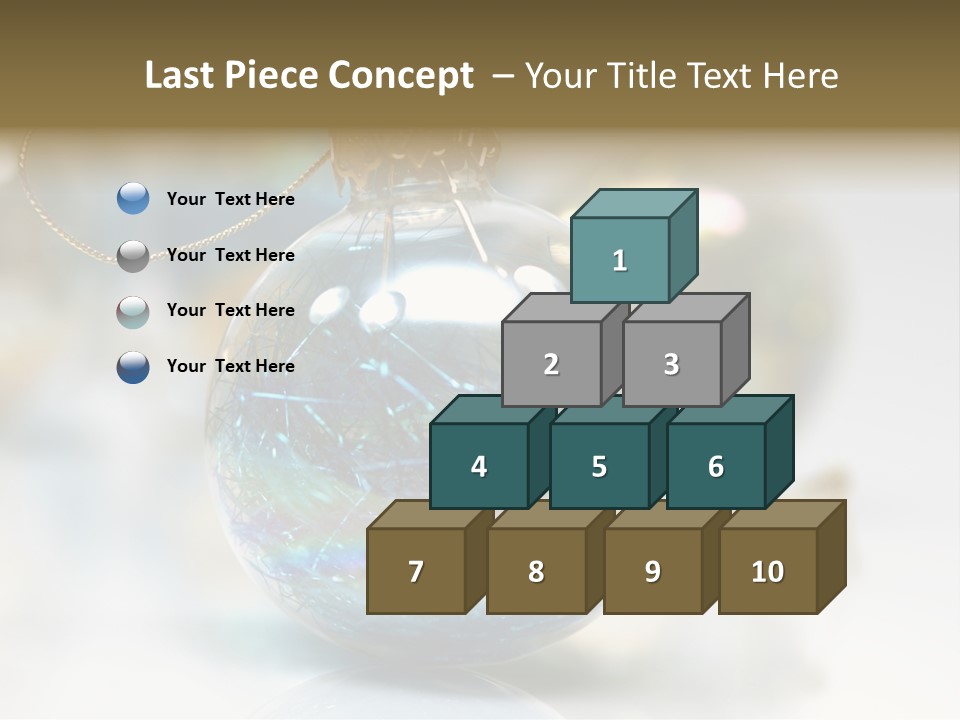 Decoration Season Joy PowerPoint Template