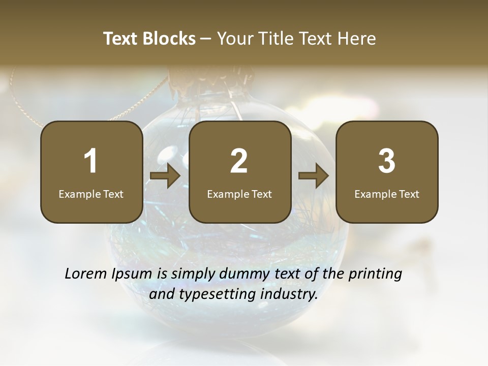 Decoration Season Joy PowerPoint Template