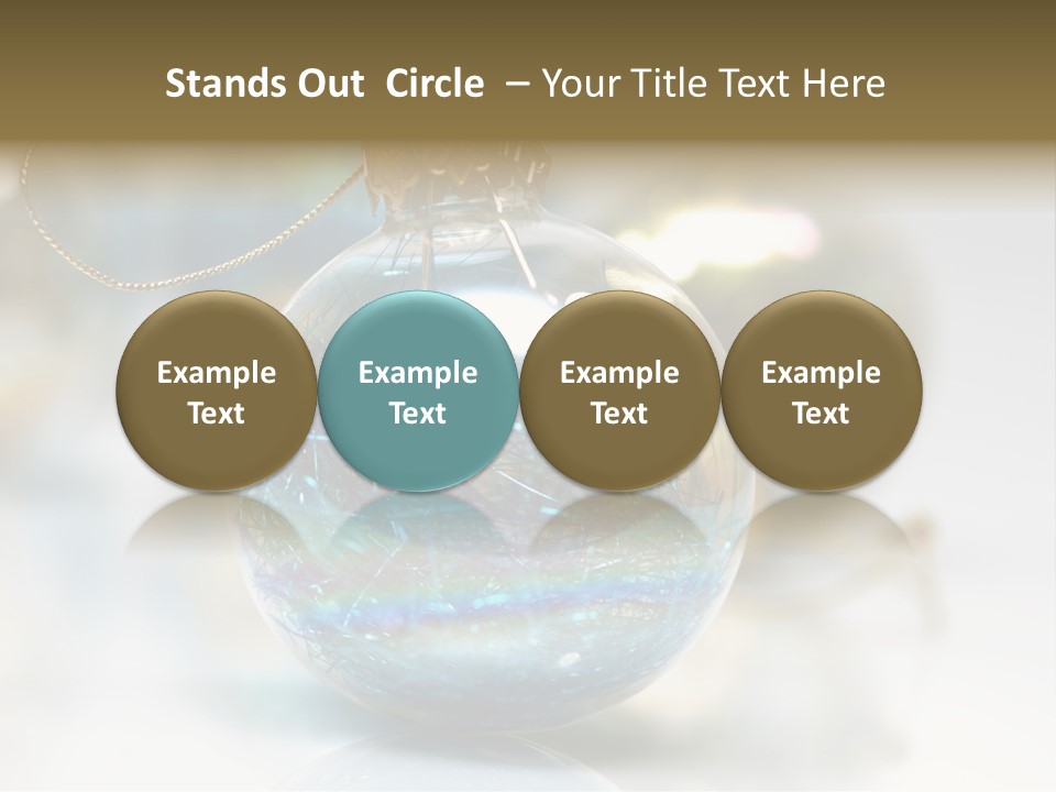 Decoration Season Joy PowerPoint Template