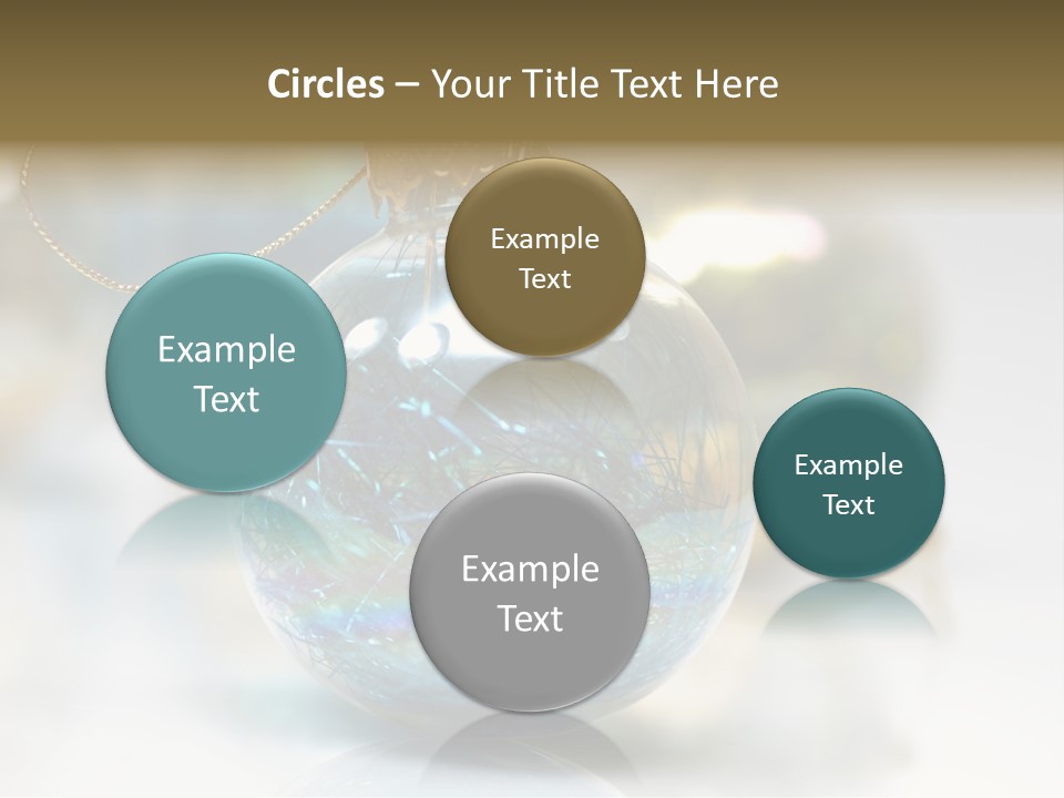 Decoration Season Joy PowerPoint Template