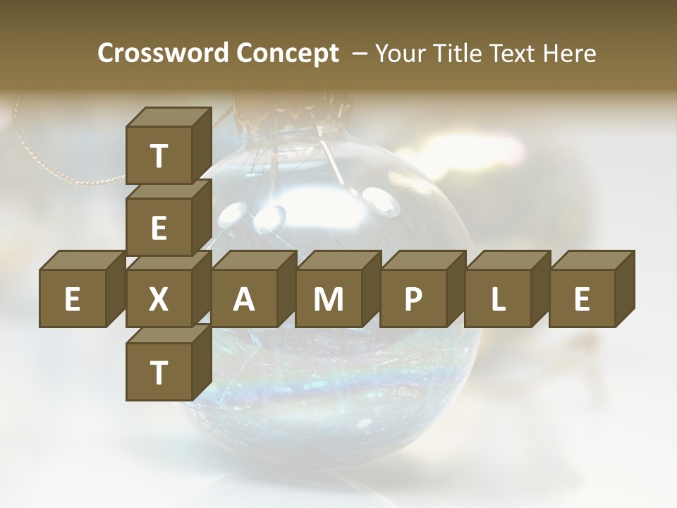 Decoration Season Joy PowerPoint Template