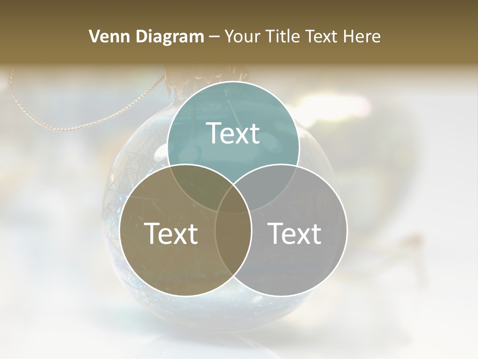 Decoration Season Joy PowerPoint Template