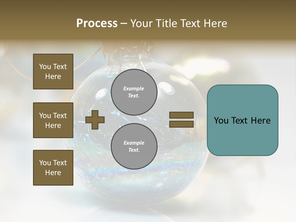 Decoration Season Joy PowerPoint Template