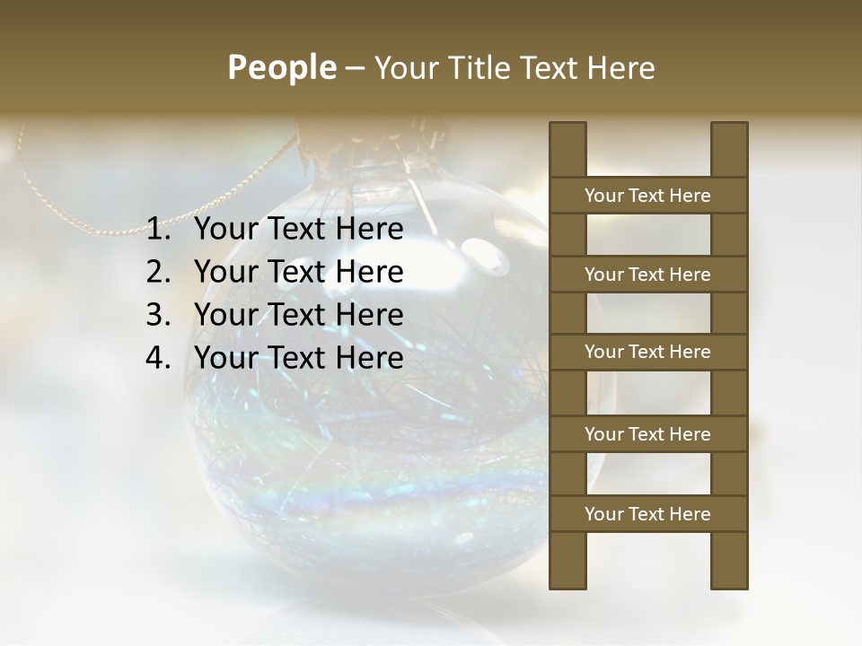 Decoration Season Joy PowerPoint Template