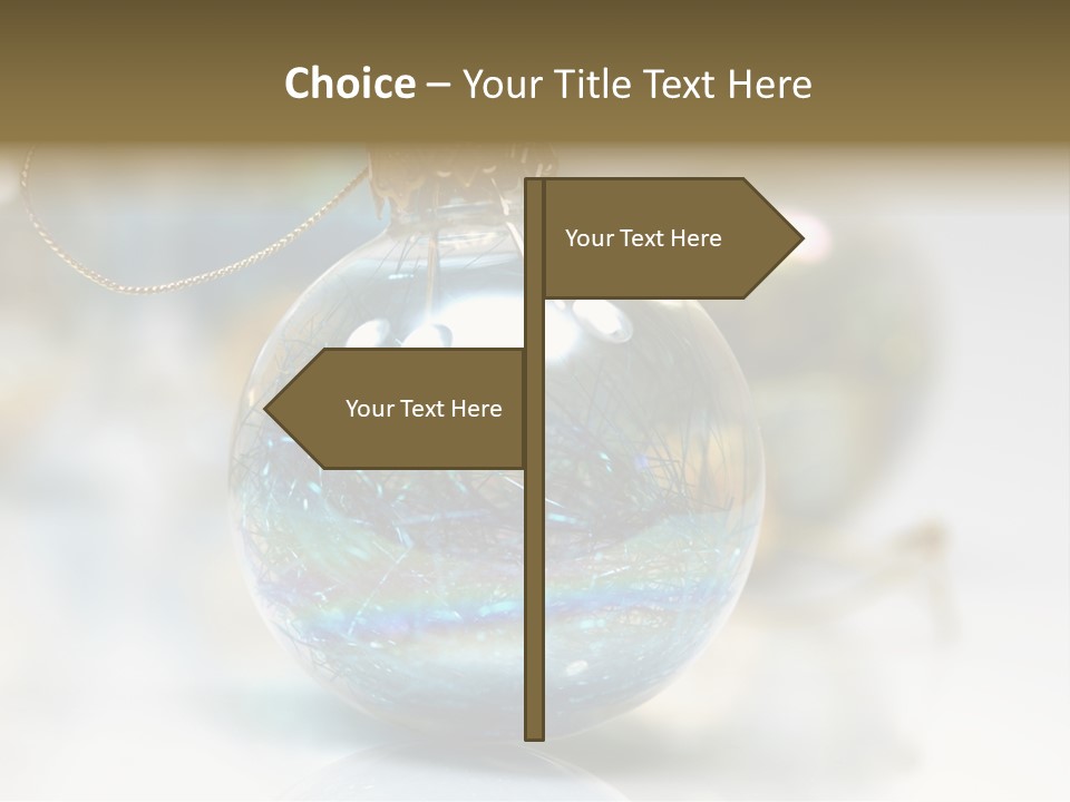 Decoration Season Joy PowerPoint Template