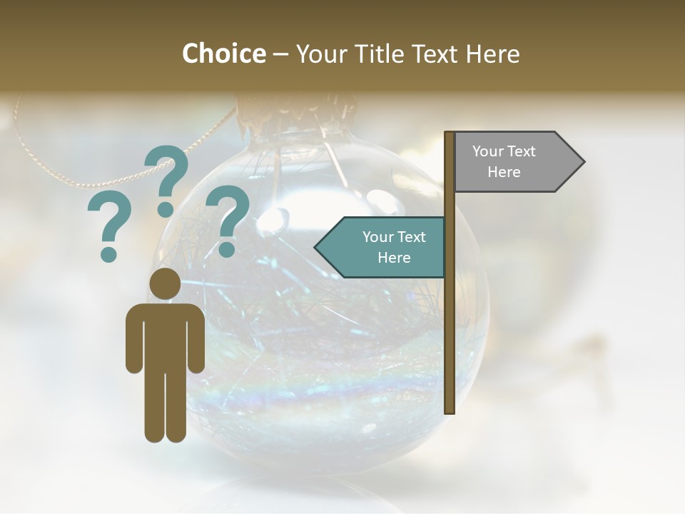 Decoration Season Joy PowerPoint Template