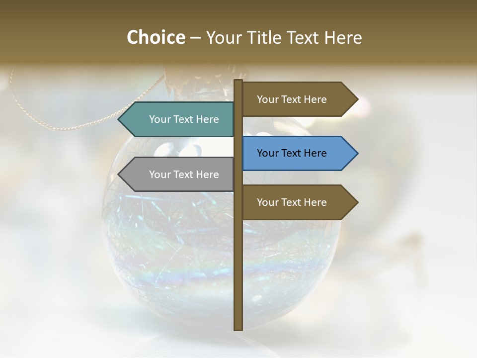 Decoration Season Joy PowerPoint Template