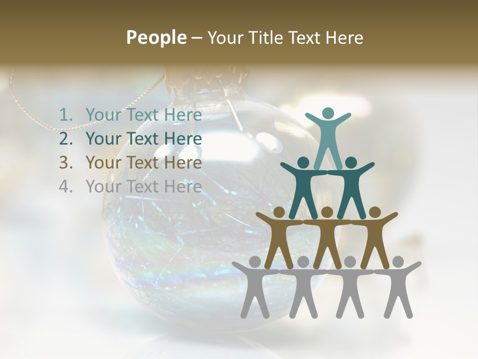 Decoration Season Joy PowerPoint Template