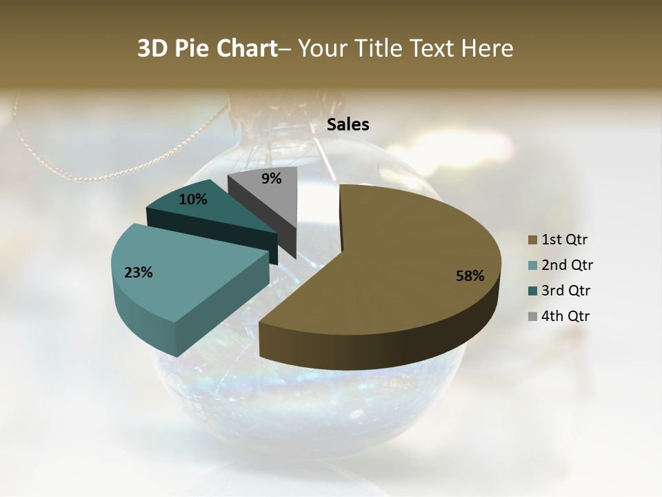 Decoration Season Joy PowerPoint Template