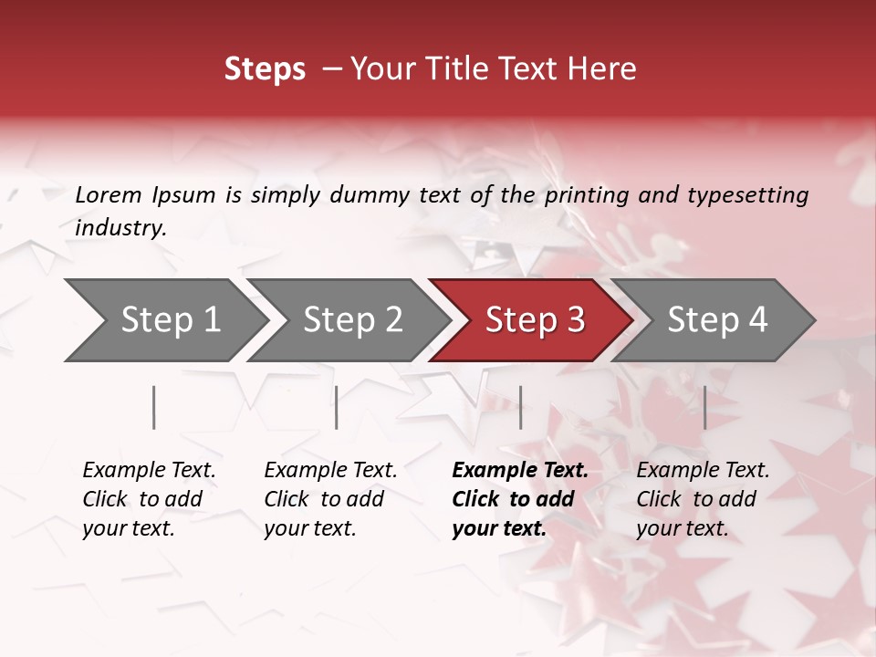 Garland Christmas Tree Ball PowerPoint Template