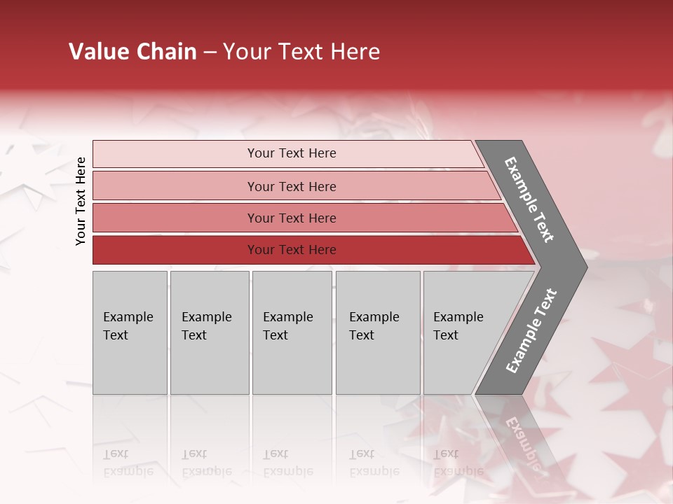 Garland Christmas Tree Ball PowerPoint Template