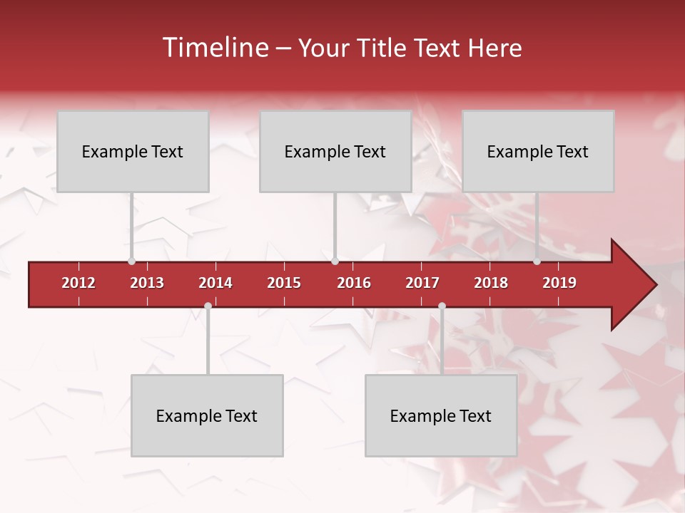 Garland Christmas Tree Ball PowerPoint Template