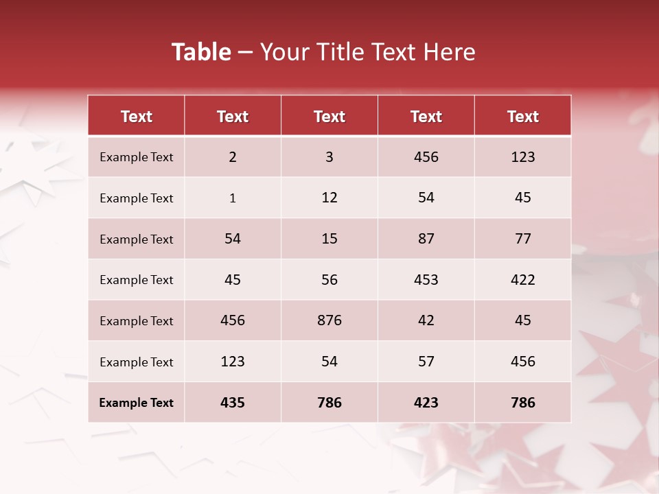 Garland Christmas Tree Ball PowerPoint Template
