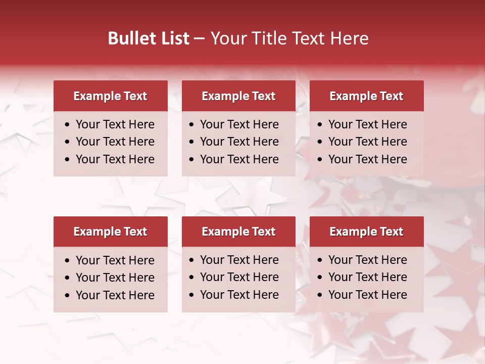 Garland Christmas Tree Ball PowerPoint Template