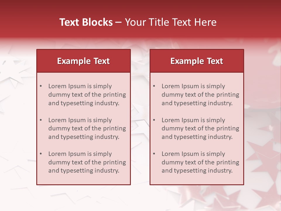 Garland Christmas Tree Ball PowerPoint Template