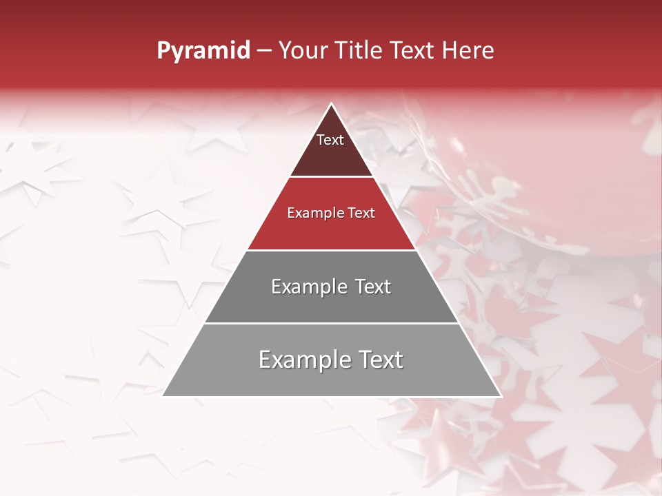 Garland Christmas Tree Ball PowerPoint Template