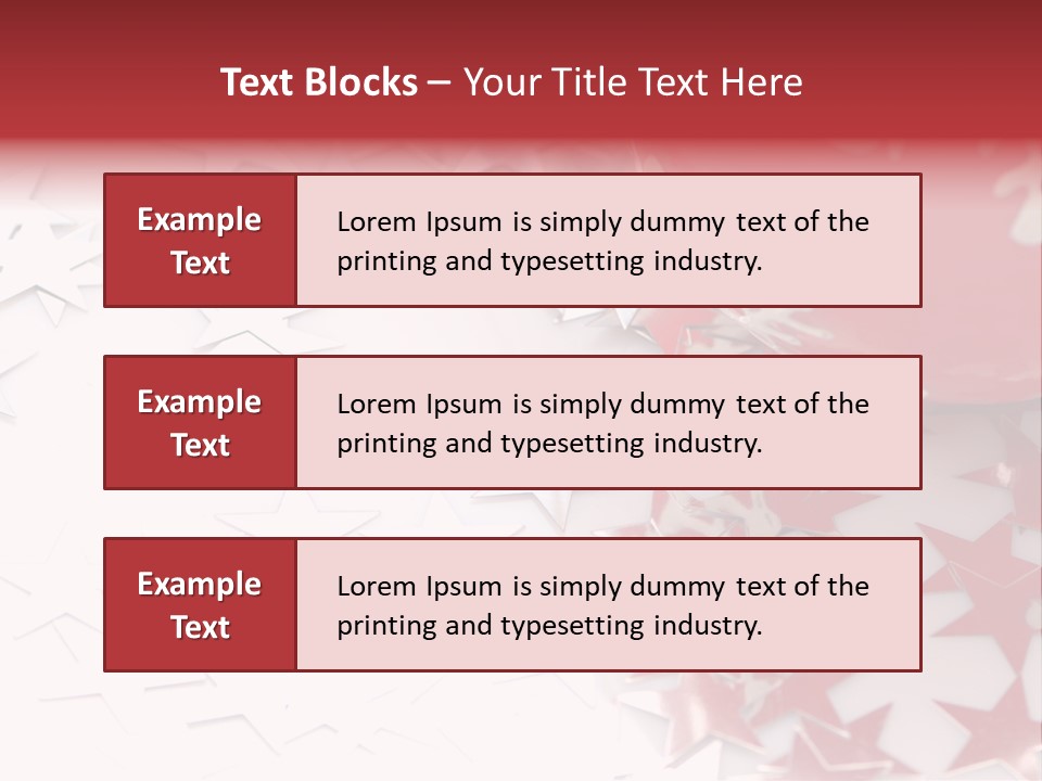 Garland Christmas Tree Ball PowerPoint Template