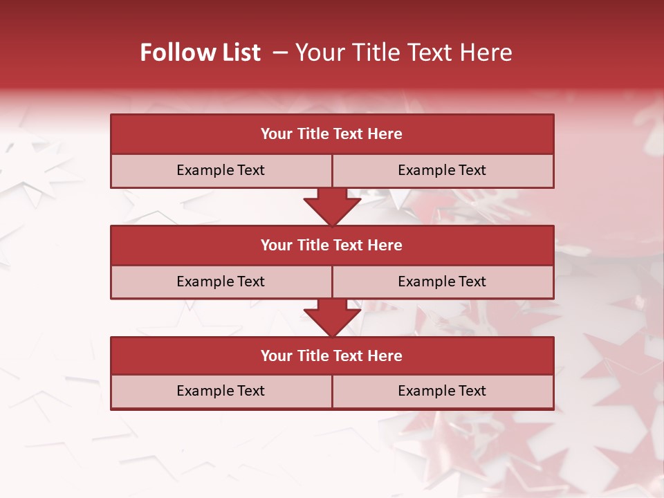 Garland Christmas Tree Ball PowerPoint Template