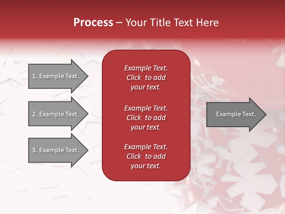 Garland Christmas Tree Ball PowerPoint Template