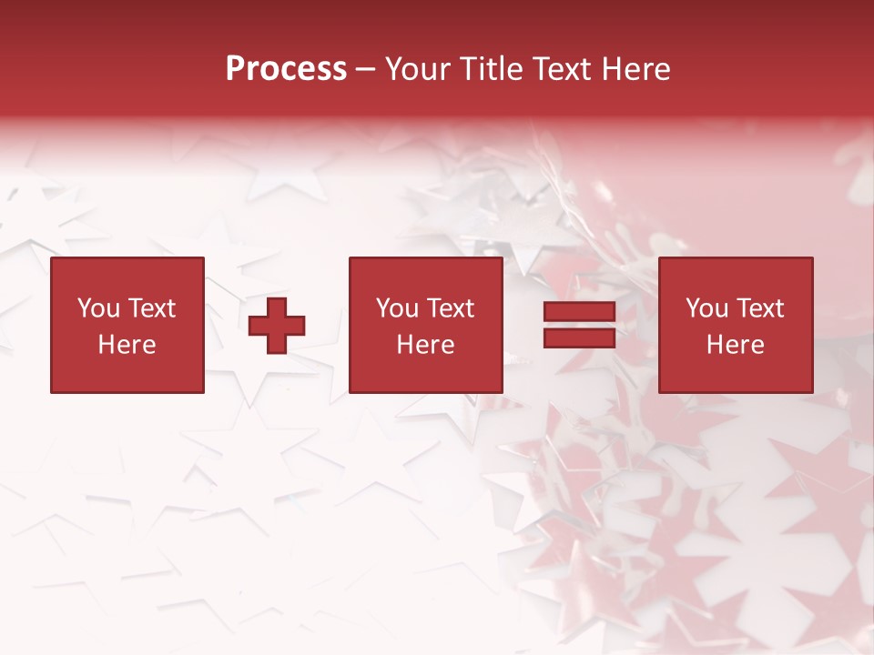Garland Christmas Tree Ball PowerPoint Template