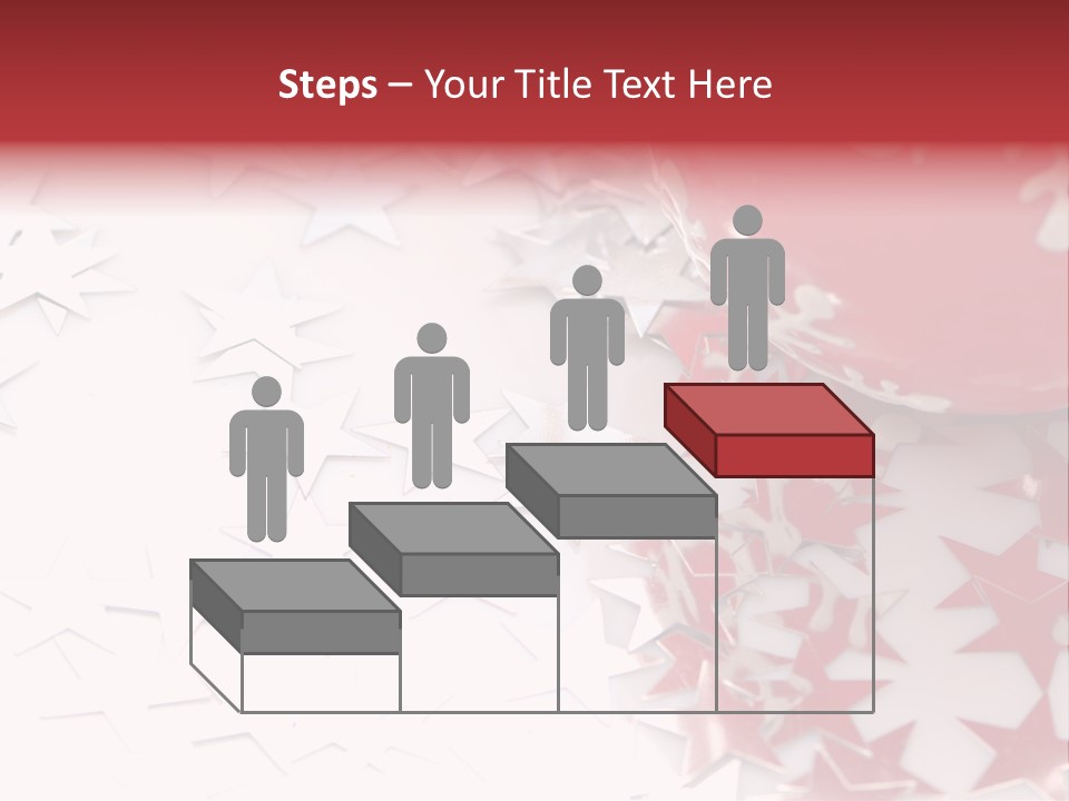 Garland Christmas Tree Ball PowerPoint Template