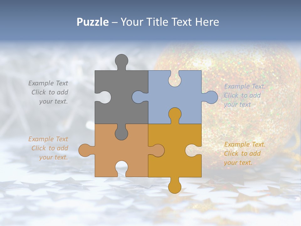 Desire Wrapping Gift PowerPoint Template