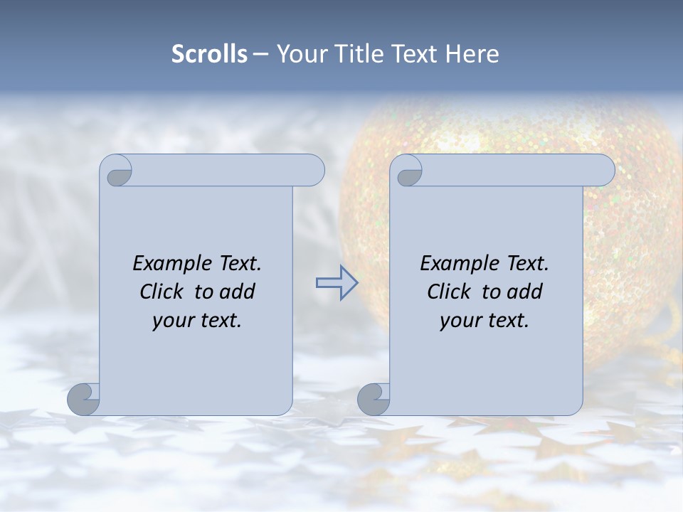 Desire Wrapping Gift PowerPoint Template