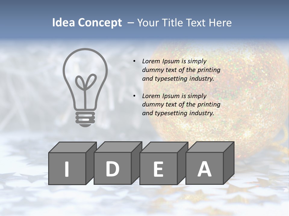 Desire Wrapping Gift PowerPoint Template