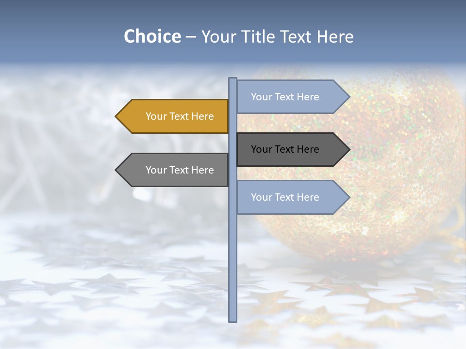 Desire Wrapping Gift PowerPoint Template