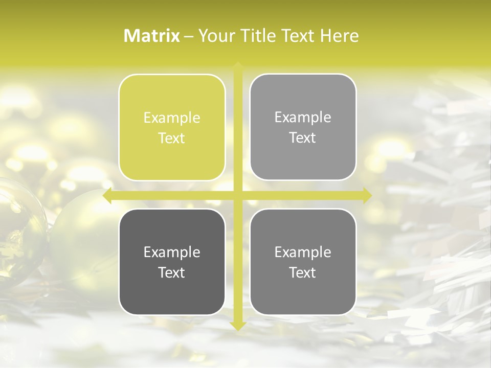 Family Year Decoration PowerPoint Template