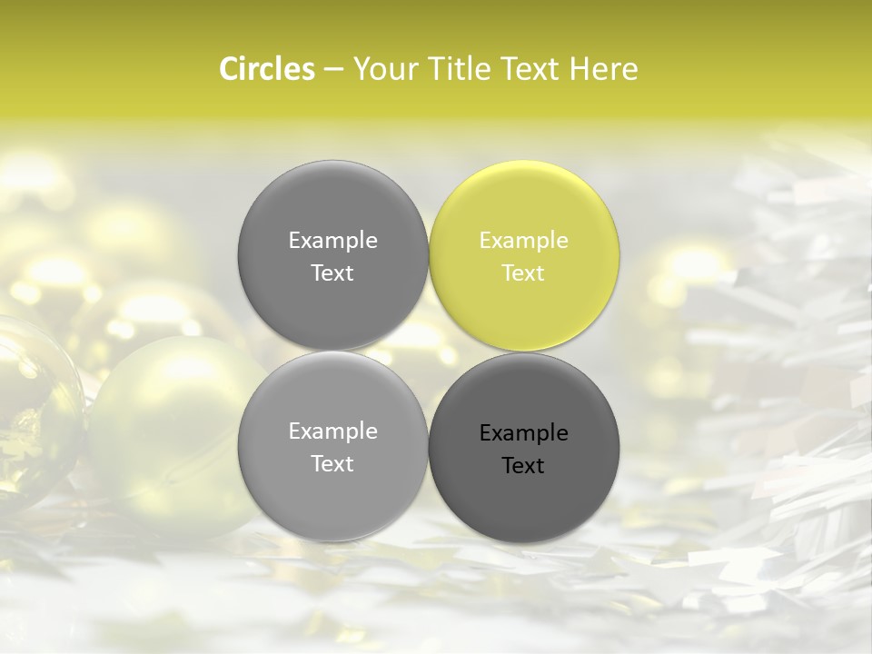 Family Year Decoration PowerPoint Template