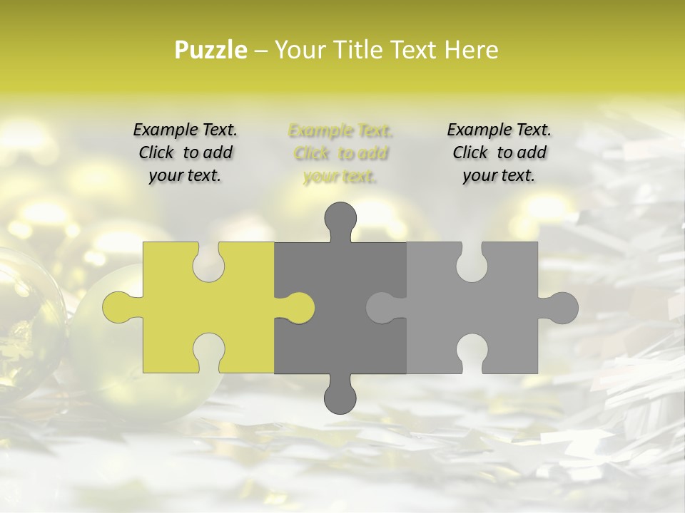 Family Year Decoration PowerPoint Template