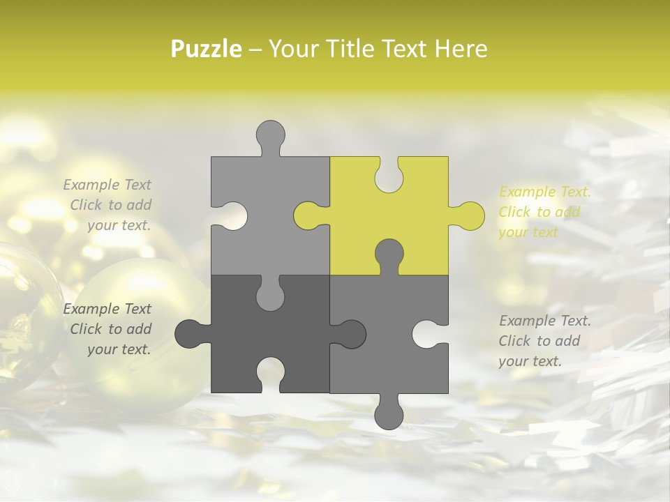 Family Year Decoration PowerPoint Template