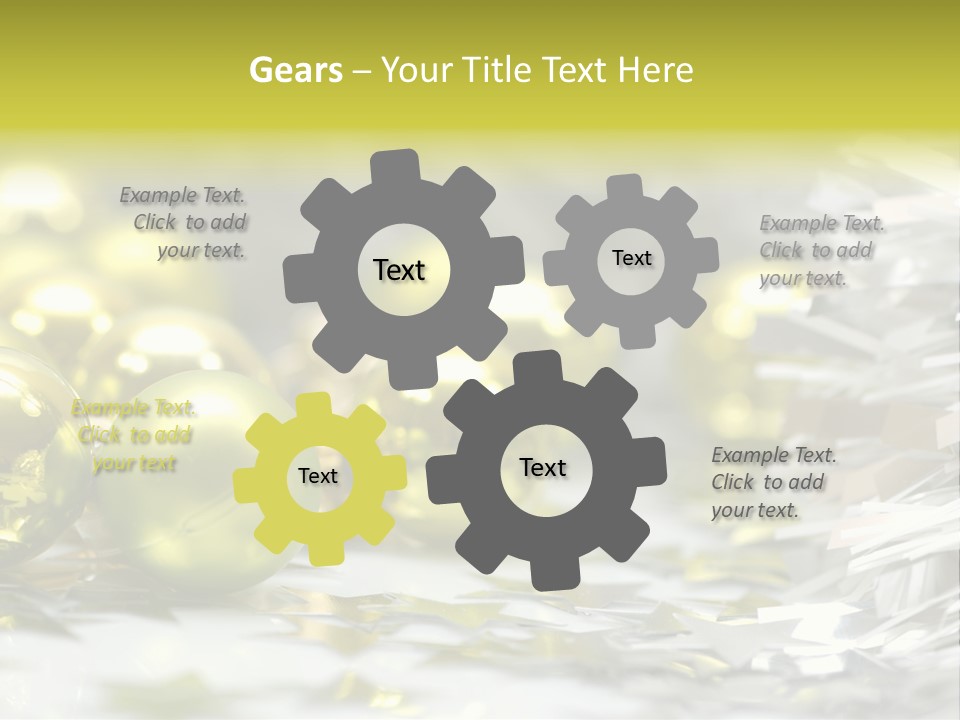 Family Year Decoration PowerPoint Template