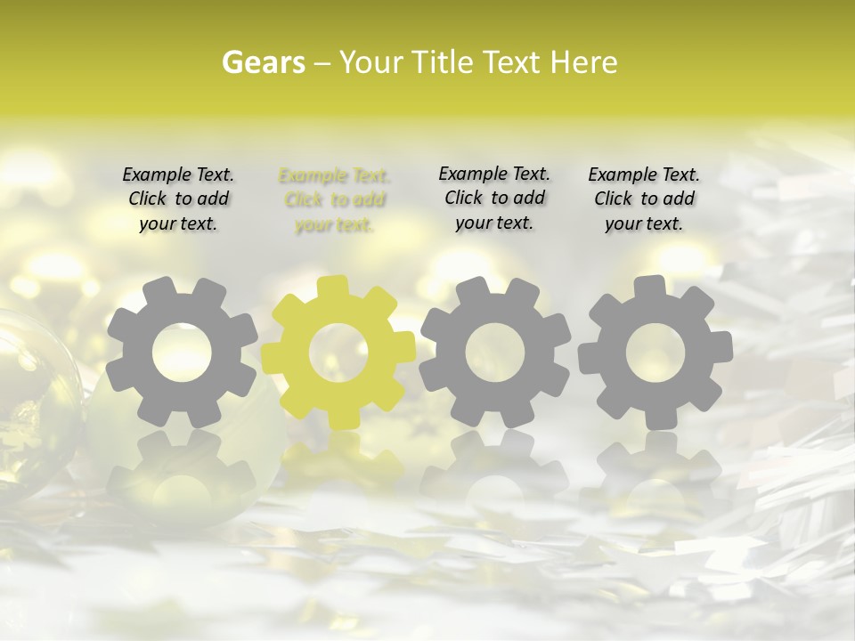 Family Year Decoration PowerPoint Template