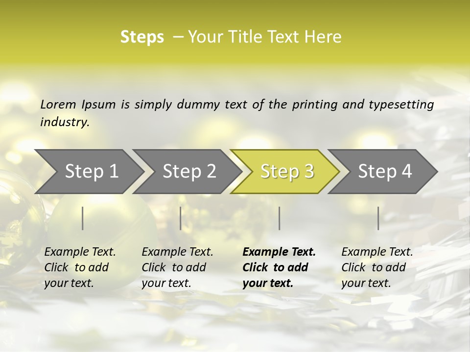 Family Year Decoration PowerPoint Template